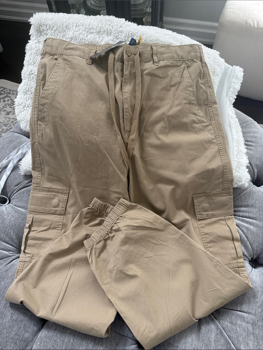 Polo by Ralph Lauren Khaki Cargo Jogger Pants - Picture 3 of 6